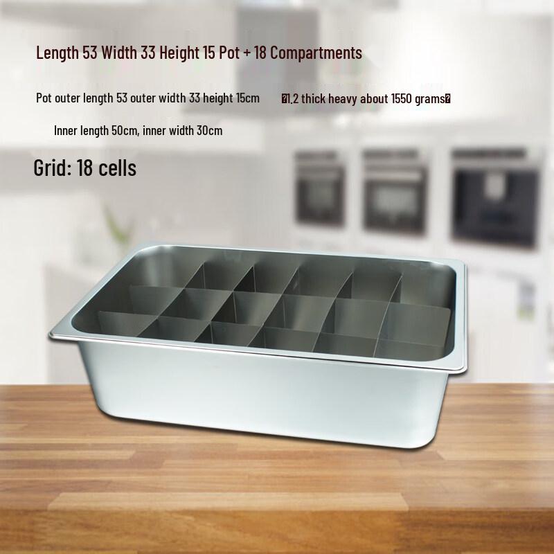 Commercial Stainless Steel Multi-Grid Hotpot Oden Pot