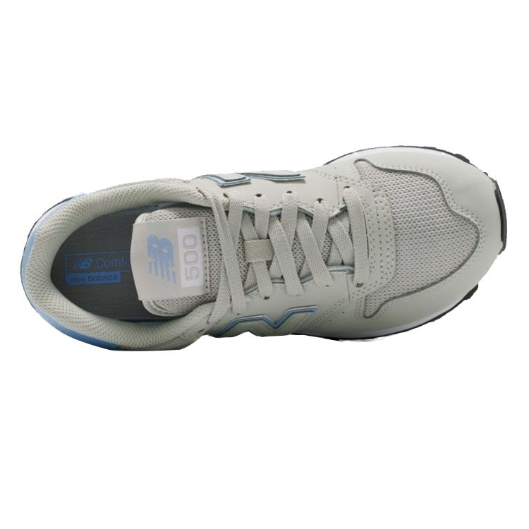 New Balance Nb 500 Retro Sports Low Top Marathon Running Shoes Women sneaker Gray Blue GW500SCP