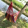 1Pc Outdoor Single Canvas Hammock Double Indoor Balcony Hanging Chair Dormitory Swing Anti-rollover Camping Children's Home