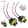 2 Pcs Car Headlight H8 H9 H11 Wire Connector Cable Plug Adapter Wiring Harness Small Line Fit For Fog Lamp Bulb Socket 12V