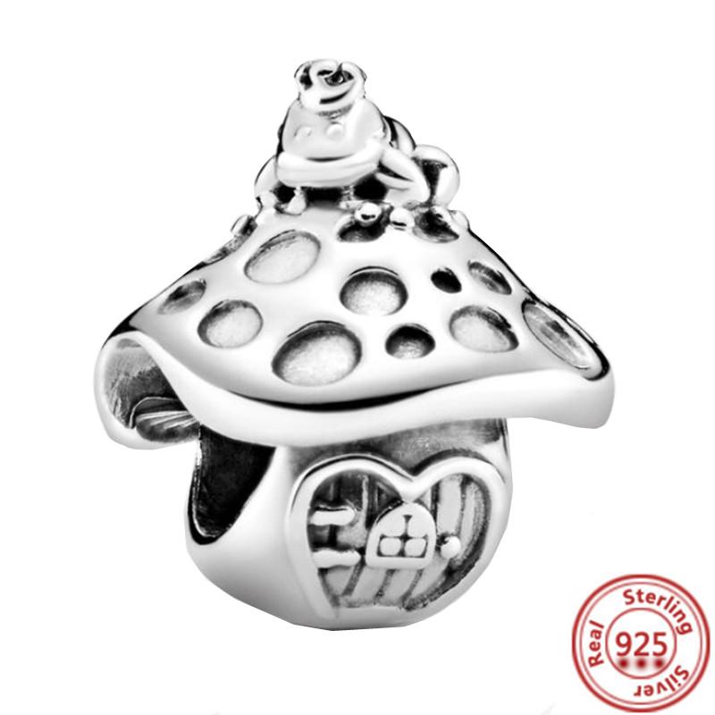 925 copper Bee Caterpillar Butterfly Dragonfly Ladybug Four Leaf Clover Lucky Charm Beads Fit Pantaro Bracelet Fine Zircon Gift