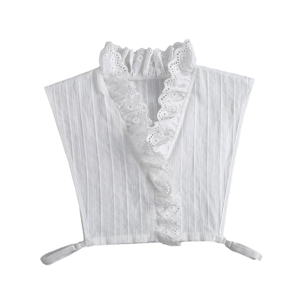 2023 Women's Faux Ruffle Collar Sweater Base Layer Innerwear