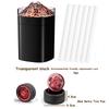New Portable Air Humidifier Volcanic Crack 400ml USB Home Desktop Led Nightlight Spray Air Humidifier Small Large Fog