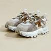 Women Sneakers Shoes Genuine Leather  New Spring Color-Blocked Dad Shoes Women Fashion Platformrunning Shoes Women