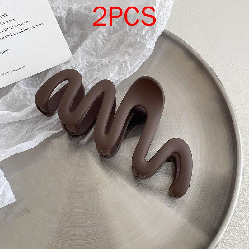 (87 Styles) 2pcs/ Set New Large Jelly Color Hair Clip Acrylic Hair Claw Shark Clamp For Women Girls Fashion Summer Updo Headwear Hair Accessories