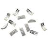 New10Pcs/Set Plating Silver Rhinestone Buckles invitation card Wedding Ribbon Slider DIY Hair Accessories