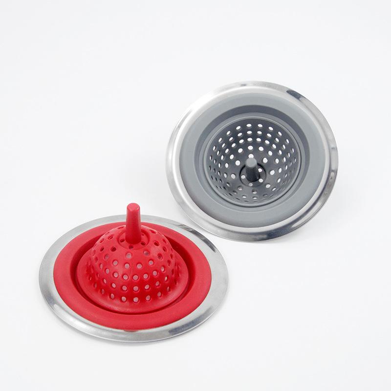 Household sewer sink filter deodorant floor drain anti-blocking water silicone floor drain