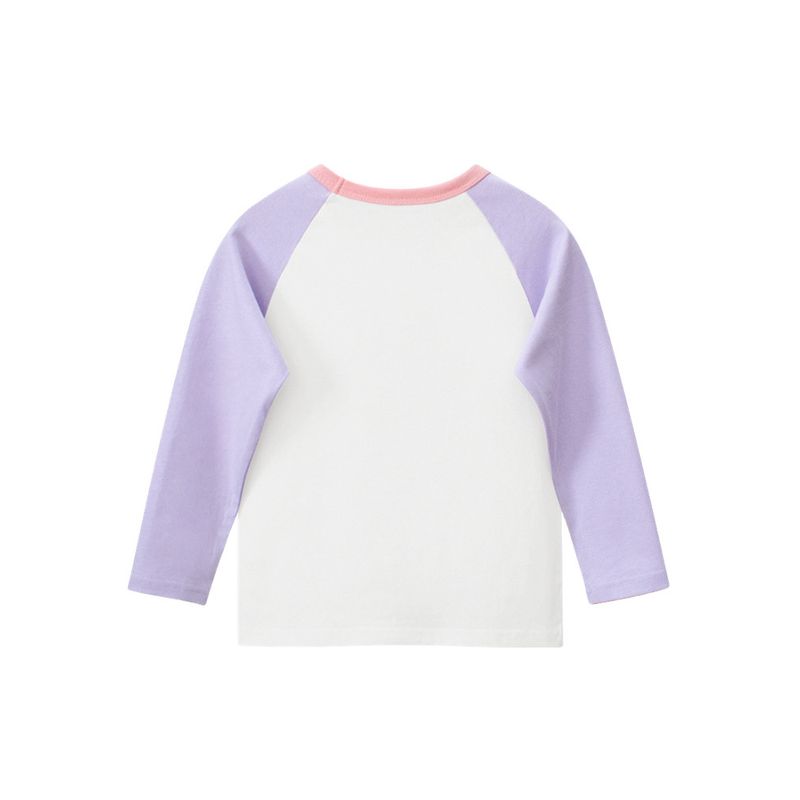 27home Children's Clothing Children's Long-Sleeved T-shirt Spring and Autumn Girl Bunny Clothes Baby Girl Cotton Base Shirt