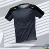 Gym Summer Quick Dry Breathable Men's T Shirt Outdoor Run Fitness Sports Short Sleeve Casual O-neck Men Gym Sportswear T-shirt