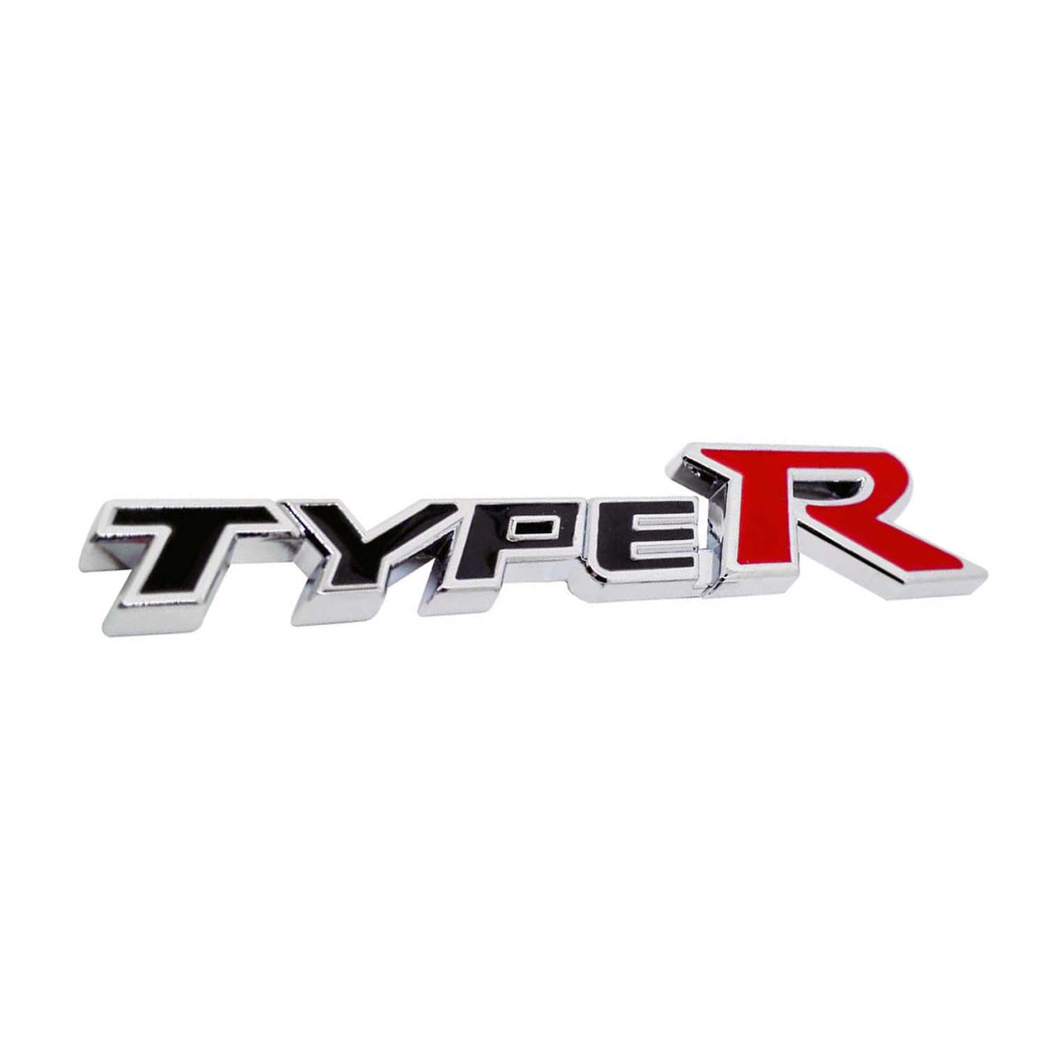 

Type R Plastic Chrome Emblem Logo Trunk Badge Sticker
