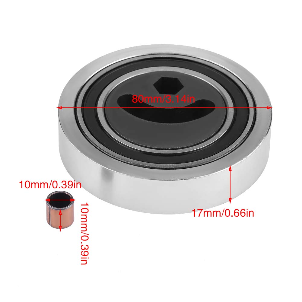 Akozon Tensioner Pulley Belt Tensioner Pulley Idler V Rib Belt for Suzuki Grand Vitara 2.7L-V6 2006-2014 1754066J00