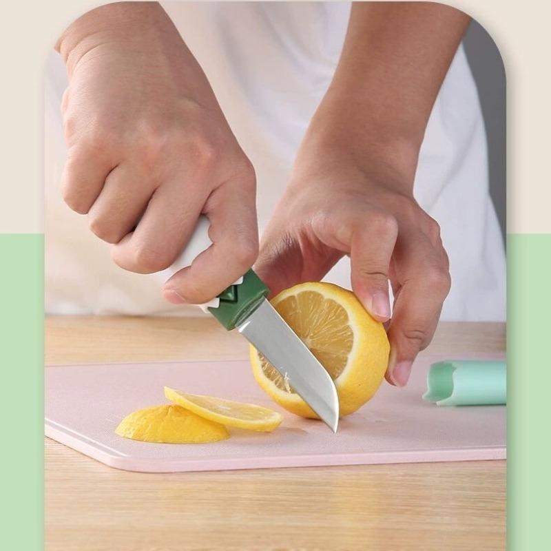 Fruit Knife Peeler, Skin Scraper, Multi-functional Household Dual-head Two-in-one Portable Tool, Dormitory Apple Skin Remover
