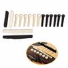 66Pcs Guitar Accessories Kit Guitar String Wall Mount Bracket Strap Tuner Picks Index Finger Plectrums Pins Set