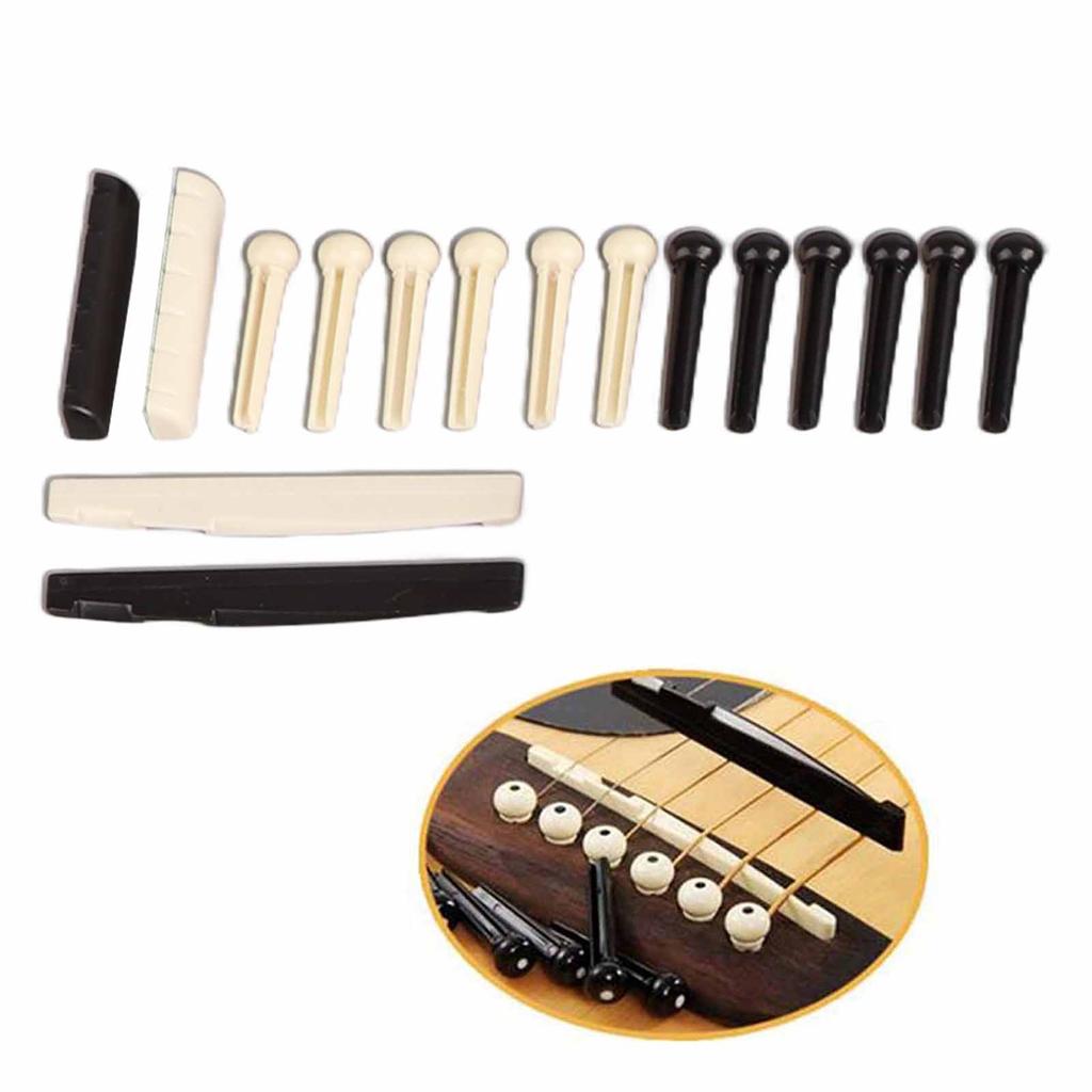 66Pcs Guitar Accessories Kit Guitar String Wall Mount Bracket Strap Tuner Picks Index Finger Plectrums Pins Set