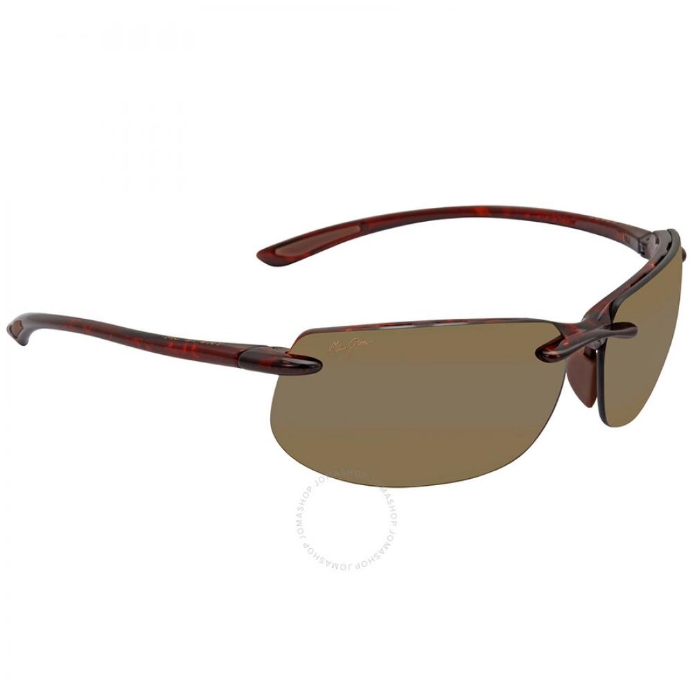 Maui Jim Banyans Hcl Bronze Rectangular Unisex Sunglasses H412 10 70