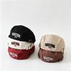 Letter Embroidered Solid Color Beret Solid Color Cotton Sun Hat  Spring Summer Wear