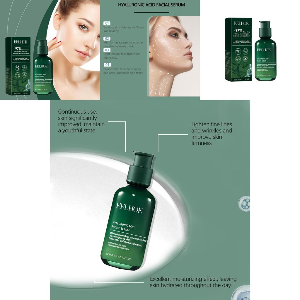 Eelhoe Moisturizing Essence For Radiant Skin Hydrating Nourishing Anti-aging Formula 80ml