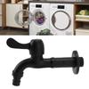Water Faucet 304 Stainless Steel G1Celsius2 Caliber Wall Mounted     Single Cold Water Tap Black