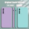 Luxury Liquid Silicone Soft Case For Huawei Honor 50 60 70 80 Pro SE Shockproof Lens Camera Protection Back Cover Shell