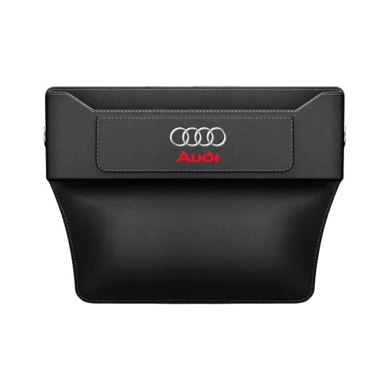 Car Seat Gap Storage Box For q2 A1 A3 A4 A5 A6 A7 A8 Q3 Q5 Q7 Q8 TTS ABT Storage Bag Organizer Auto Storage Box Accessories