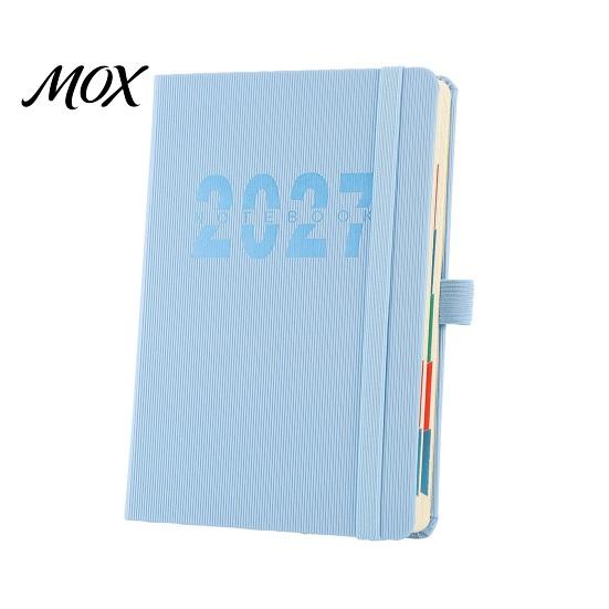 Elastic Strap Memo Book 2027 A5 Daily Planner, Vertical Grain Hardcover 320 Page Professional Planning Schedule Notebook, English Calendar Organizer