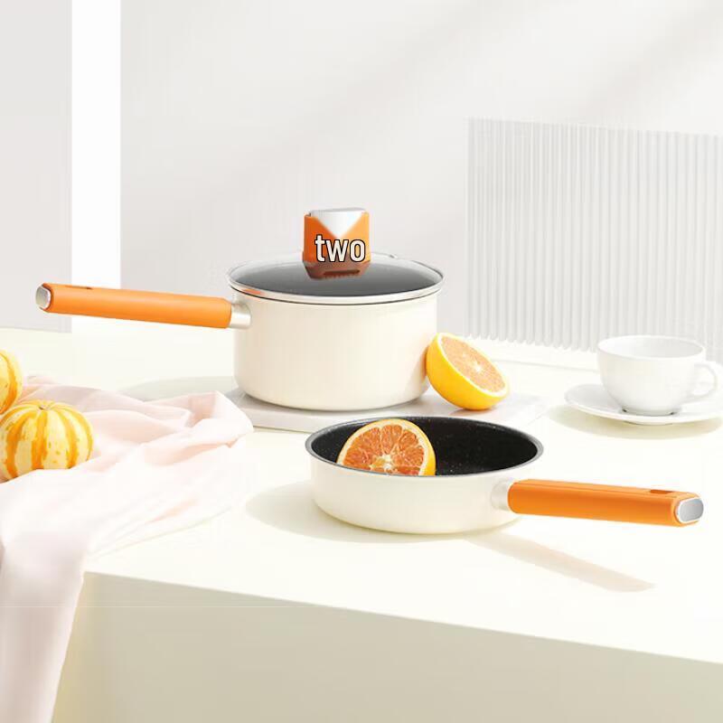 DESLON Refined Iron Baby Food Pot & Frying Pan Set