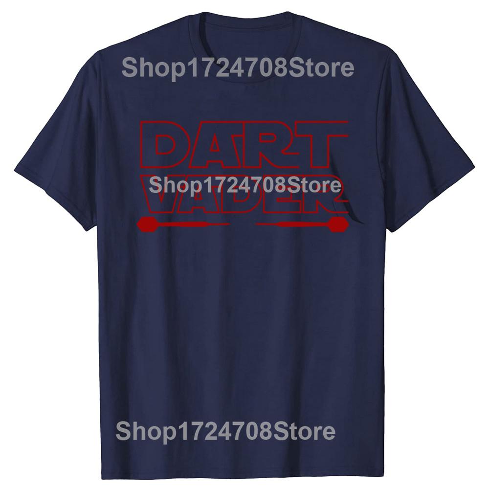 Funny Dart Vader 180 Darts Player Graphic T-shirts Men Women's Fashion Casual Tshirt 100% Cotton Loose Oversized T Shirt