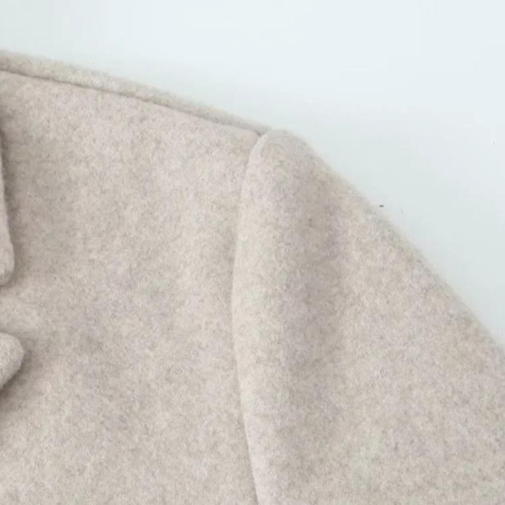 Women Fashion Solid Open Stitch Long Trench Coats Vintage V-Neck Full Sleeves Female Chic Lady Outfits