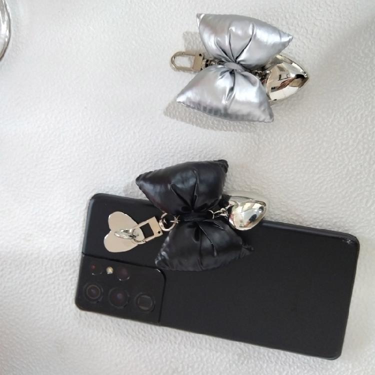 Schicker Schleife Herz Handy Lanyard Handgelenkschlaufe Unisex Schleife Rucksack Anhänger Schmuck