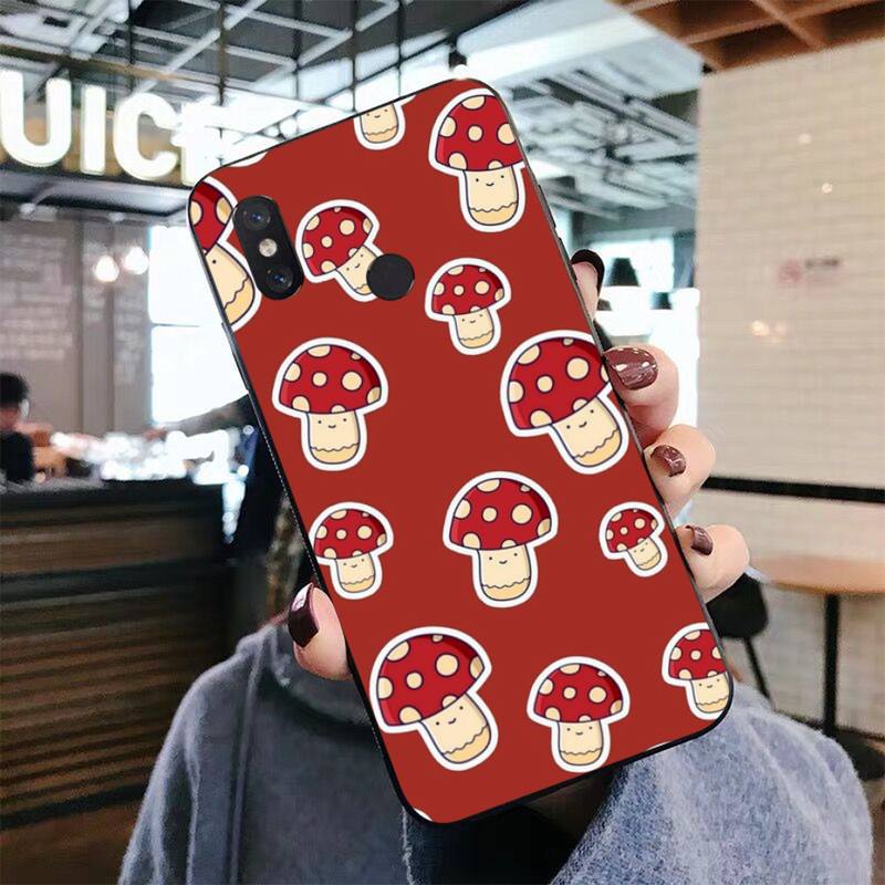 Mushroom Cute  Phone Case for Xiaomi Mi 5 6 8 9 10 Lite Pro SE Mix 2s 3 F1 Max2 3