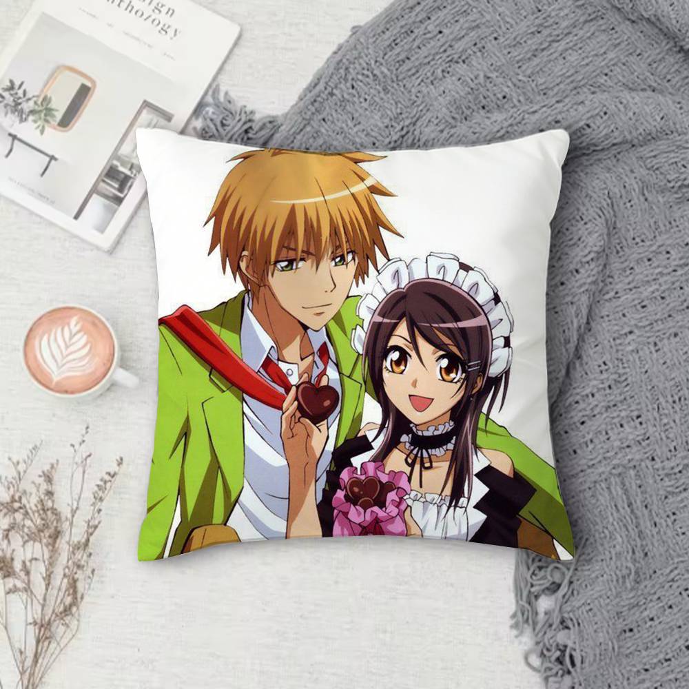 M-Maid Sama Double-Sided Printed Square Decorative Cushion Cover For Sofa Living Room Home Decor
