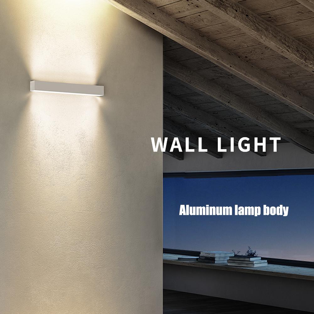 Modern LED Outdoor Wall Lamp Gallery Light Waterproof IP65 Up And Down Light Aluminum Home Lighting Aisle Corridor Wall Light