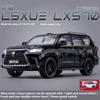 Stor 1/18 Skala Lexus LX570 Offroad SUV Metalllegering Støpt Bilmodell Kjøretøy Dekorative Trendy Ornamenter for Venn Gave Bursdag