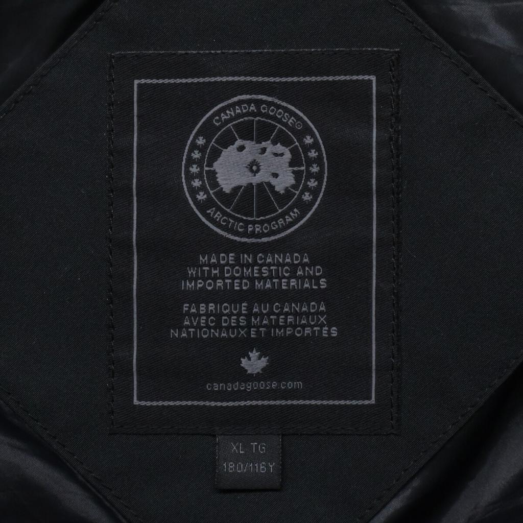 CANADA GOOSE [Official Domestic Product (Canada Goose Japan)] 3804MB MACMILLAN PARKA BLACK LABEL MacMillan Parka Down Jacket XL/TG blackUsed