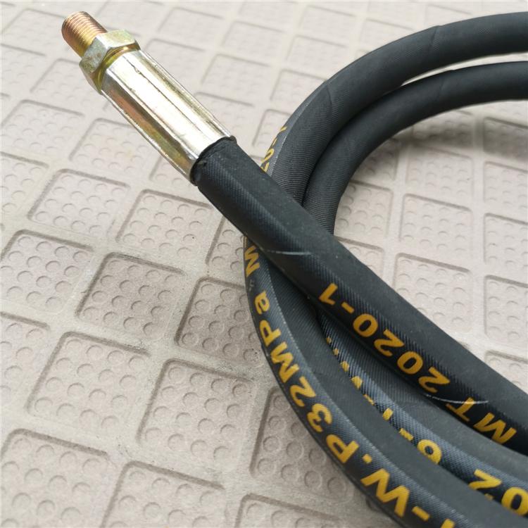 Explosion-Proof Flexible Steel Hose Grease Gun with High-Pressure Extended Nozzle