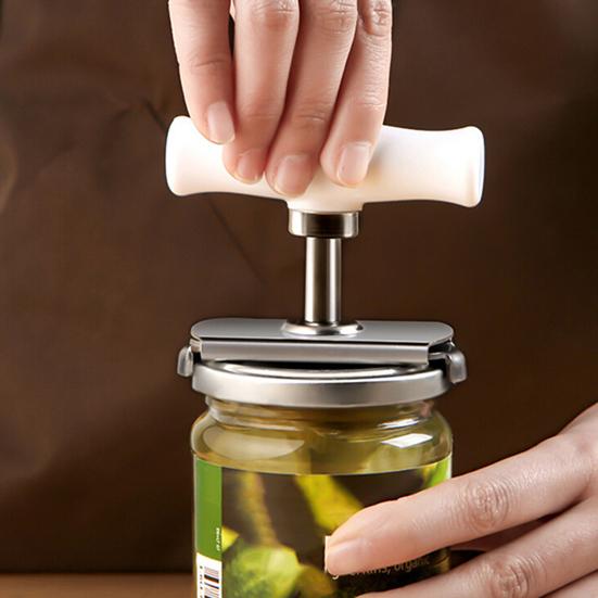 Can Opener Convenient Ergonomic Handle Adjustable Kitchen Manual Canned Fish Lid Opener Cooking Tool Kitchen Gadget