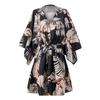 Women's Summer Leaf Print Half Sleeve Dress