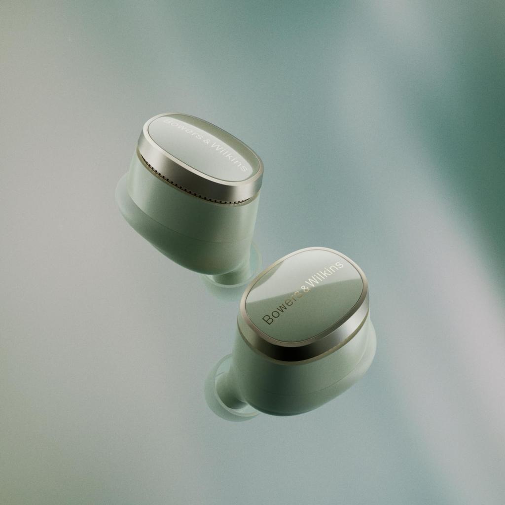 Bowers Wilkins Bowers Wilkins True Wireless Redefined Completely Wireless Headphones Jade Green & & Sound, In-ear PI8/JG