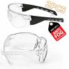 Klare Antibeschlag-Schutzbrille Staubdichte Schutzkleidung mit sicherem Sitz für Damen und Herren HM10