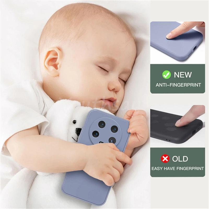 For Xiaomi 14 Ultra Liquid Silicone Case Xiaomi 14 Ultra Cover Funda Coque Soft Camera Protector Back Bumper For Xiaomi 14 Ultra
