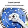 Angle Grinder Accessories: Hexagonal Pressure Plate & Wrench Set for 100 Type Grinders