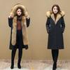 Fashion Temperament Women Winter Coat Faux Fur Lined Detachable Hood Thick Warm Parka Jacket for Mother Coat