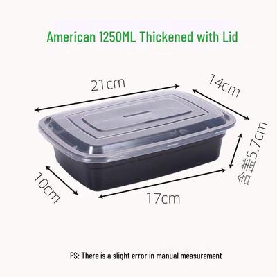 Shixun Square American Style Plastic Meal Boxes