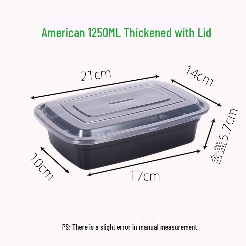 Shixun Square American Style Plastic Meal Boxes