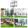 TANGKULA Garden Rack Flower Stand Iron Ivy Stand Gardening Rack Flower Rack Bonsai Shelf Plant Shelf Potted Plant Stand Flower Stand Iron Garden