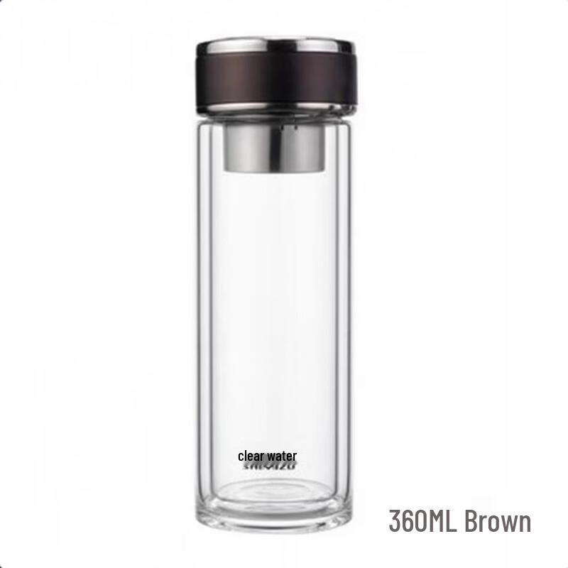 SHIMIZU SM-8521 Double-Layer Glass Cup 360ml