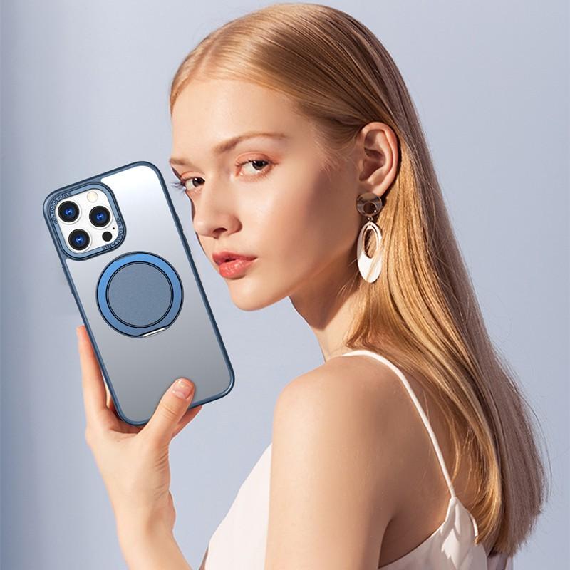 360 Rotating Stand Phone Case IPhone 16 Pro Max 15 14 13 12 11 Shockproof Protective Cover