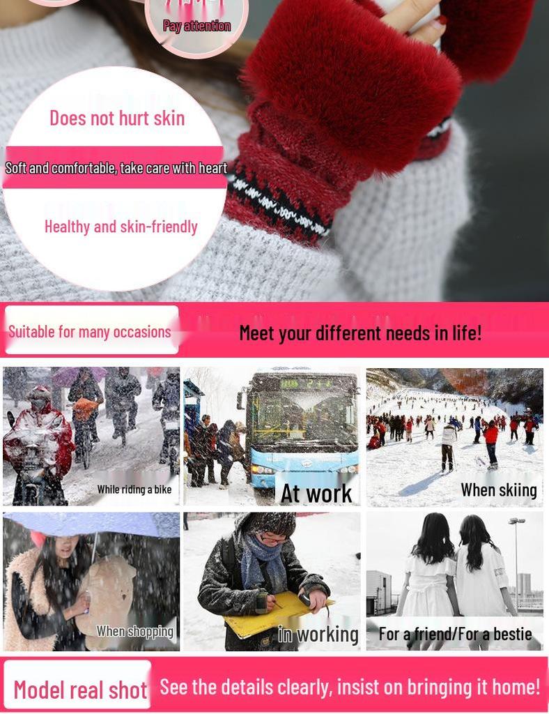 Women's Trendy Korean Style Knit Hat with Ear Protection - Warm, Versatile, Fashionable, Plus Velvet, Plus Thick, Perfect for Autumn and Winter