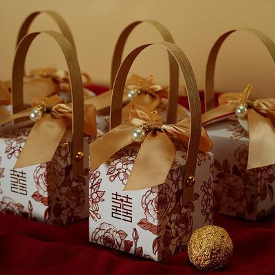 2025 European Wedding Favor Candy Box - Thank You Gift, Large & Empty