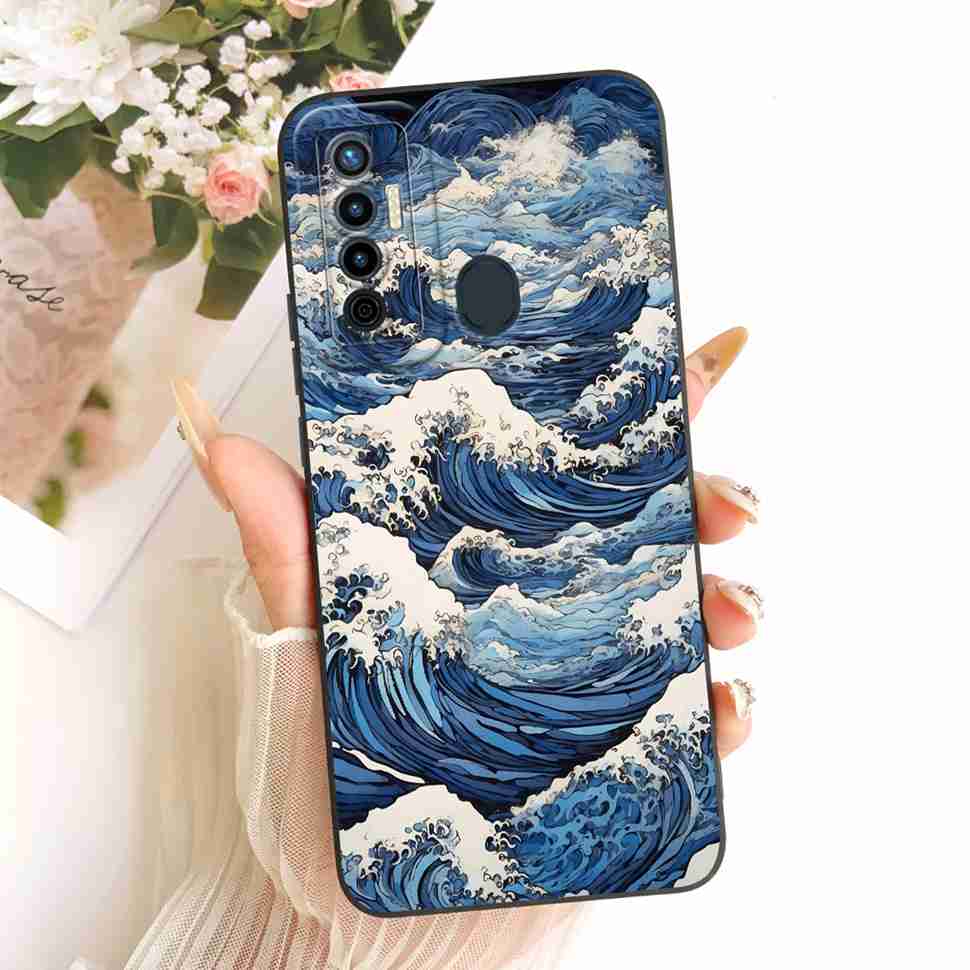 For Tecno Camon 17 CG6 CG6j Case Fashion Cute Cartoon Print Silicone Back Cover For Tecno camon 17 Bumper Phone Cases Fundas